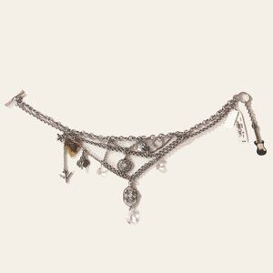 50% OFF Lucky Brand Layered Chandelier Charm Necklace